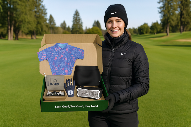 Women’s golf subscription boxes, golf course fashion &women's golf