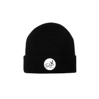 Black Beanie w/ Script Logo