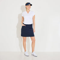 Women Elite skort 17"(High Waist)- 4-ways stretch