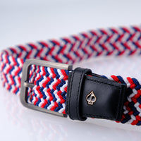 Pins Belt - Red White &Blue