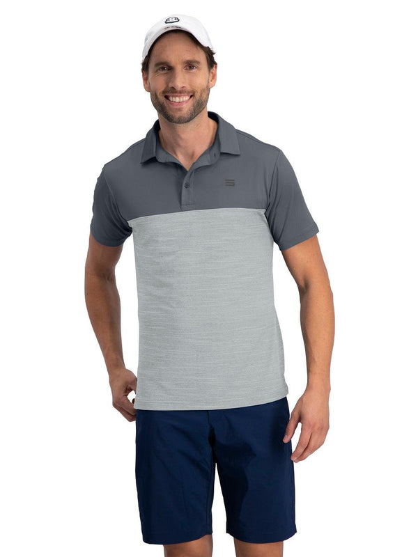 Three-Sixty-Six Men's Two Tone Horizon Polo