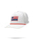 Perforated Rope Hat - USA - Limited Edition 4th of July Collection Our new stylish hats are a perfect addition to your golf attire, designed with functionality and fashion in mind. With their sleek design and attention to detail, they are sure to turn heads on the course. Custom branded snapback hat Built in magnetic ball marker holder Rope hat with Limited Pins &Aces USA Embroidered Design 