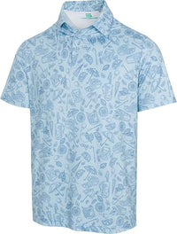 366 Men's Print Polo Shirts