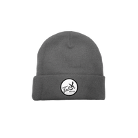 Grey Beanie w/ Script Logo