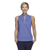 Adidas Two-tone Sleeveless Women's Polo Shirt