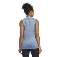 Adidas Women's Ultimate365 Stripe Sleeveless Polo 24
