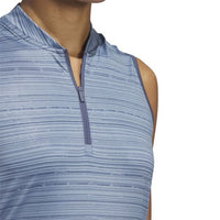 Adidas Women's Ultimate365 Stripe Sleeveless Polo 24