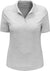 Callaway Ladies White Broken Stripe Polo