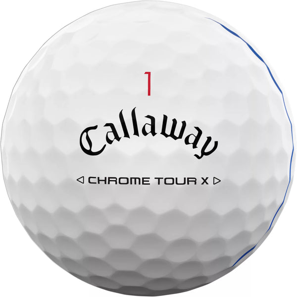 Callaway 2024 Chrome Tour X Triple Track Golf Balls - 4 Dozen