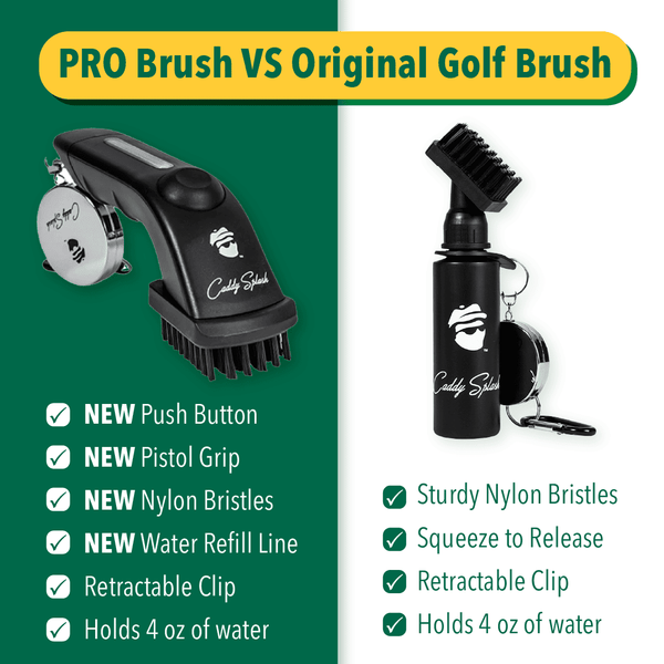 Original Golf Club Water Brush Cleaner - Black