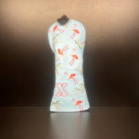 Flamingos &Palm Trees Headcover