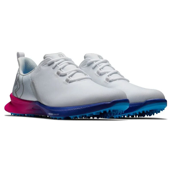 FootJoy Fuel Sport Golf Shoes - White/Pink 55455