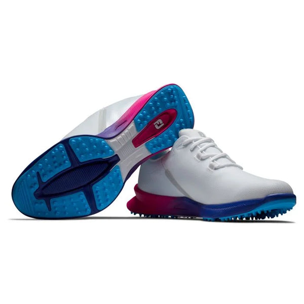 FootJoy Fuel Sport Golf Shoes - White/Pink 55455