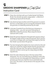 Golf Club Groove Sharpener