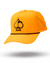 Perforated Rope Hat - Highlighter Orange - Our new stylish hats are a perfect addition to your golf attire, designed with functionality and fashion in mind. With their sleek design and attention to detail, they are sure to turn heads on the course. Custom branded snapback hat Built in magnetic ball marker holder Rope hat with custom "Fairway Wave"Spade logo with embroidery on the front panel 