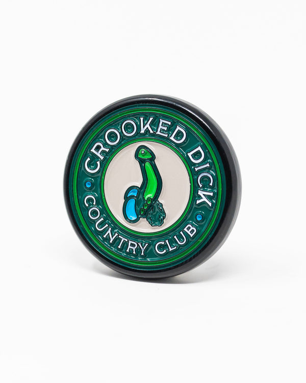 Pop Out Medallion Ball Marker - Crooked Dick