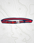 THE BYRD GOLF BELT ✶ Blue / Red Stripe