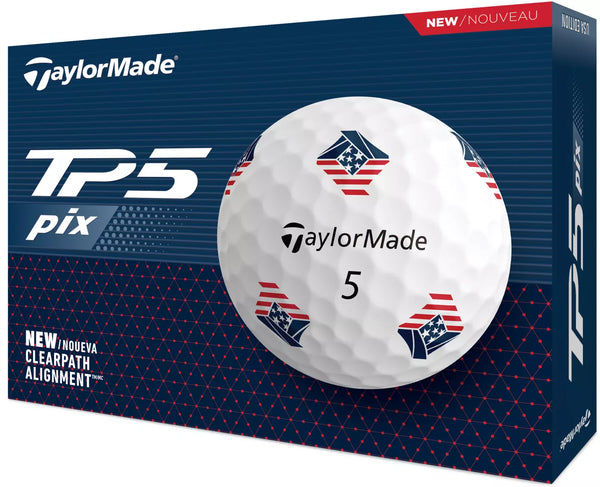 TaylorMade 2024 TP5 pix 3.0 USA Golf Balls