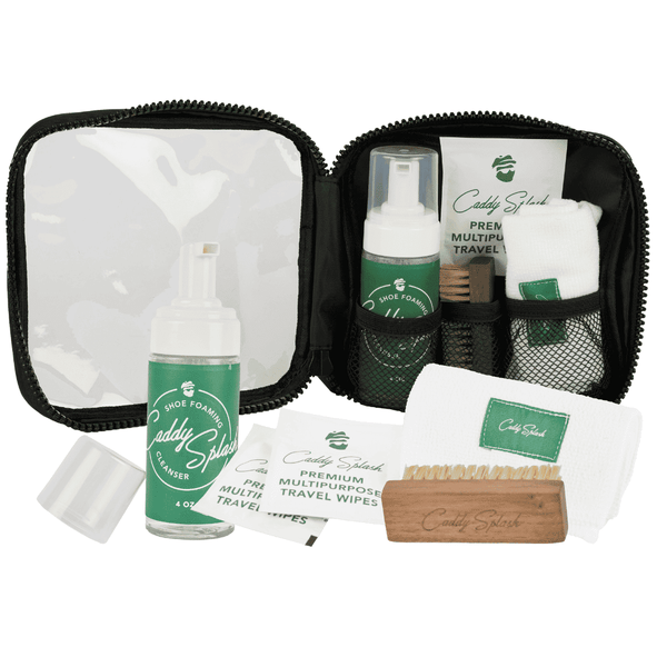 Ultimate Golf Shoe Cleaner Kit – On-the-Go Foaming Cleanser &Wipes