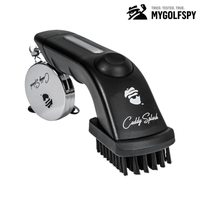 Golf Club Water Brush Pro Cleaner - Black