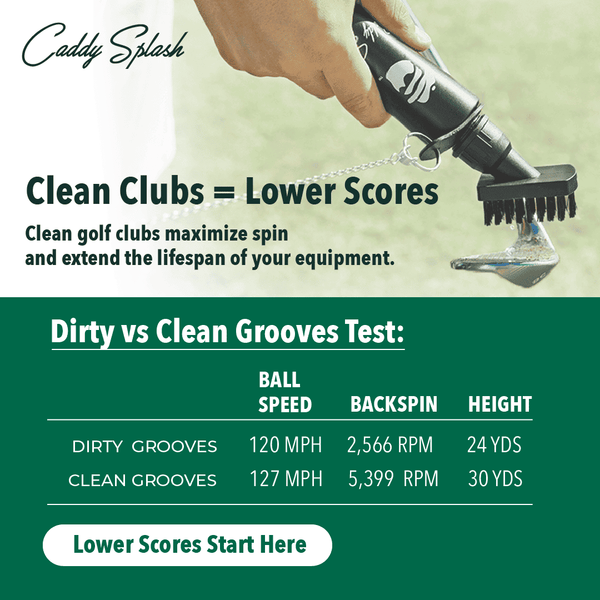 Original Golf Club Water Brush Cleaner - Black