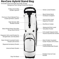 RevCore Lux Golf Hybrid Stand Bag | 6 Way &14 Way Dividers