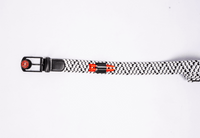 BRAIDED GOLF BELT - Black/Grey/White