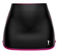 Shanks Golf Just Black with Pink Trim Skort