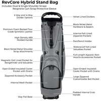 RevCore Lux Golf Hybrid Stand Bag | 6 Way on Sale