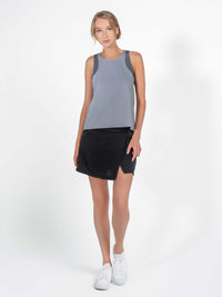 Lana Tennis &Golf Wrap Skirt - Black