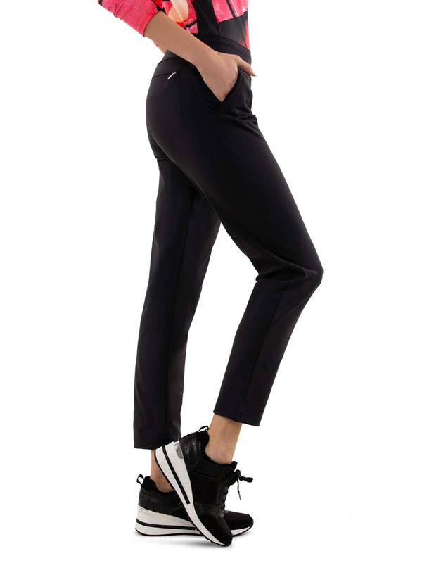 Stylish Women's Golf Pants - Fitted Design with Moisture-Wicking