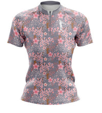 Shanks Golf Bloomin Bogey Women's Golf Quarter Collar Polo